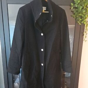 Michael KORS Wool Women's Black Coat Sz8